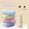 Mini Capsule Folding Umbrella 6 Fold Pocket Parasol Lightweight Sun Umbrella Outdoor Activities