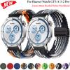22 мм 20 мм плетеный нейлоновый ремешок для Huawei Watch GT5-4-3-2 Pro 46 мм Samsung Watch 7/6/5/4 магнитный браслет для Amazfit GTR4 ремешок