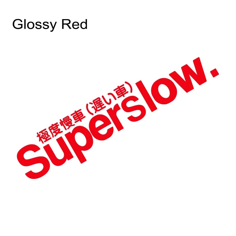 1Pcs Superslow Motorcycle Personalized Stickers Decoration Waterproof Oilproof Motorbike Tape Decal Moto Universal Accessories