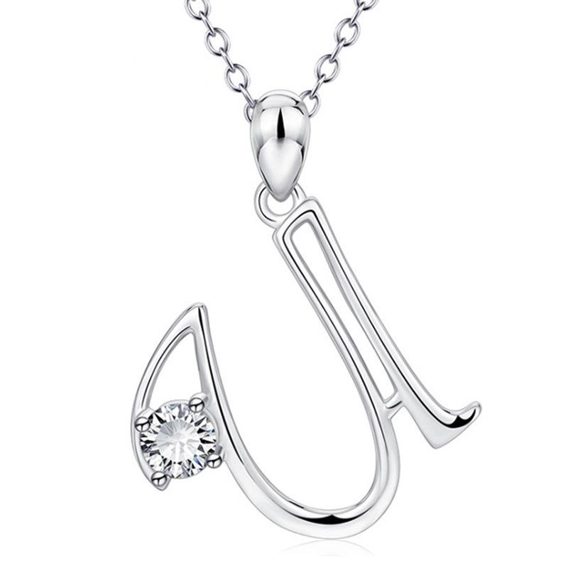 Ожерелье с подвеской Weiya Wish Diamond Alphabet — модное и стильное