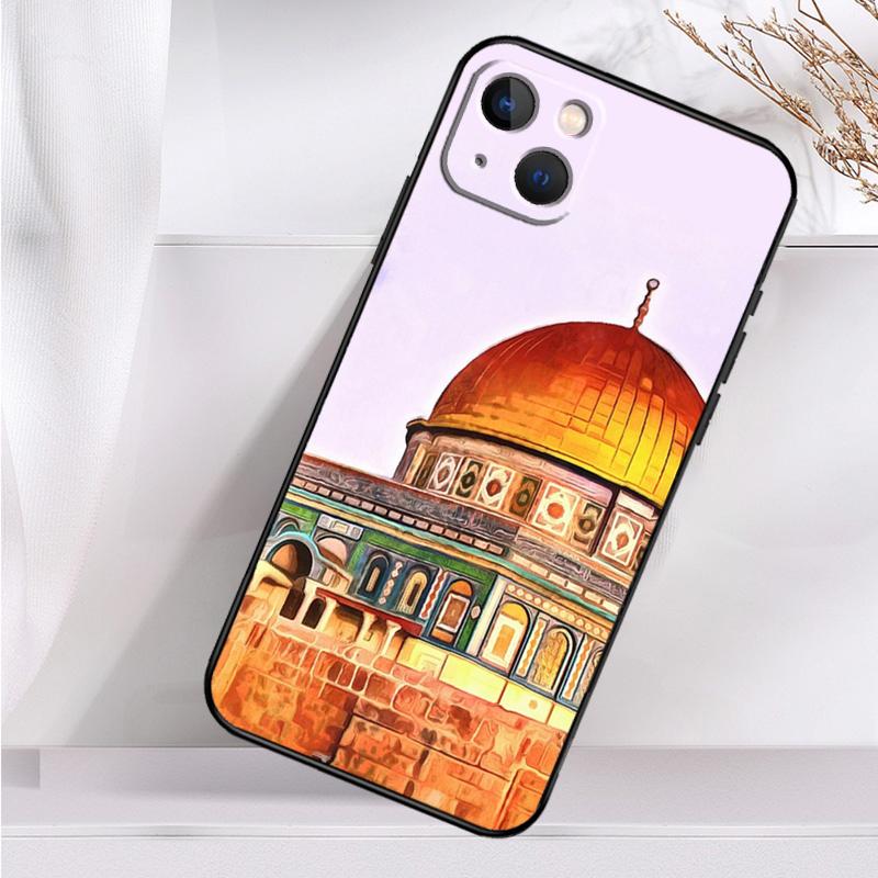 Чехол с изображением Купола Скалы в Иерусалиме для iPhone 14 13 12 11 16 15 Pro Max Mini Cover X XR XS 8 7 14 16 15 Plus Аксессуары