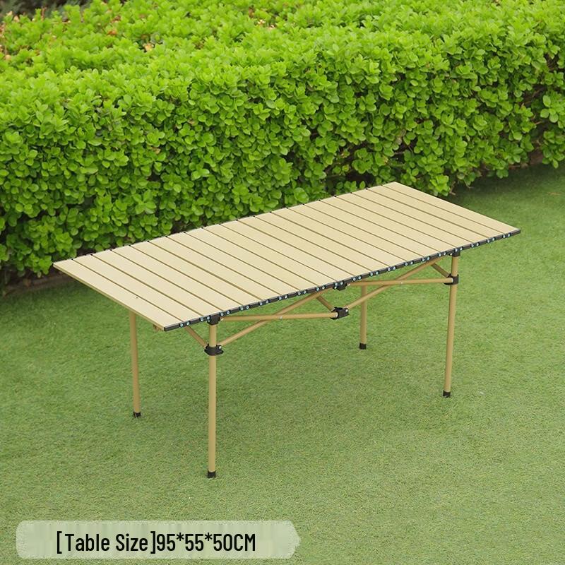 Baichengdao Outdoor Portable Folding Moon Chair & Table Set