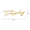 Metal Trophy Badge  Emblem Car Rear Truck Window Stickers Decals Car Styling For Morris Garages M-G MG5 MG6 ZS HS MG3 XPower