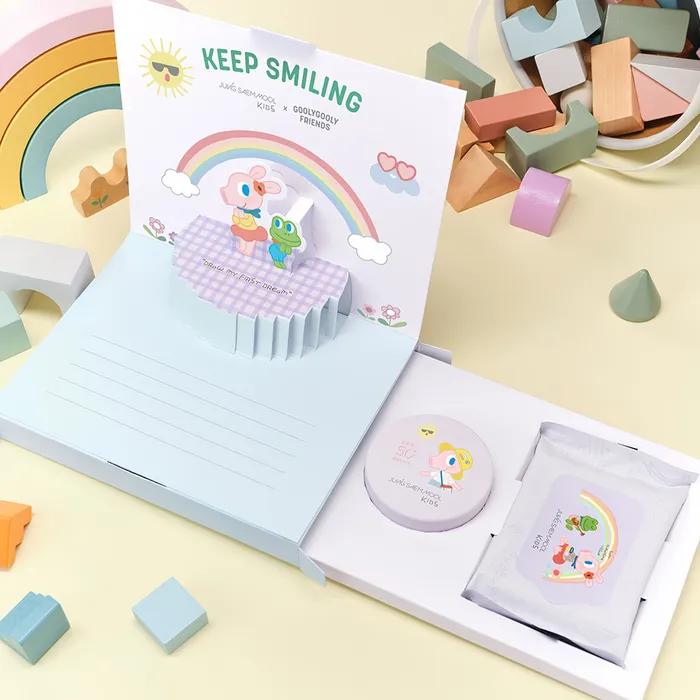[Gully Gully Collaboration] Jeong Saem Mool Kids Mild Sun Cushion Planning (Sun Cushion & Cleansing Tissue 10 Sheets)