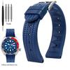 Мягкий резиновый вафельный ремешок для часов 20 мм 22 мм для Seiko Skx007 Abalone Water Ghost Ремешок для часов Мужской Черный Зеленый синий Силиконовый браслет