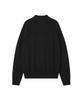 REST&RECREATION Wool Polo Knit Top - Black