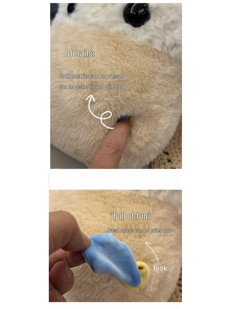 Cute & Fun Cow and Horse Plush Doll - Perfect Calf Toy, Gift, & Cushion!