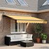 Electric Retractable Awning Sand 2.5 x 2 m