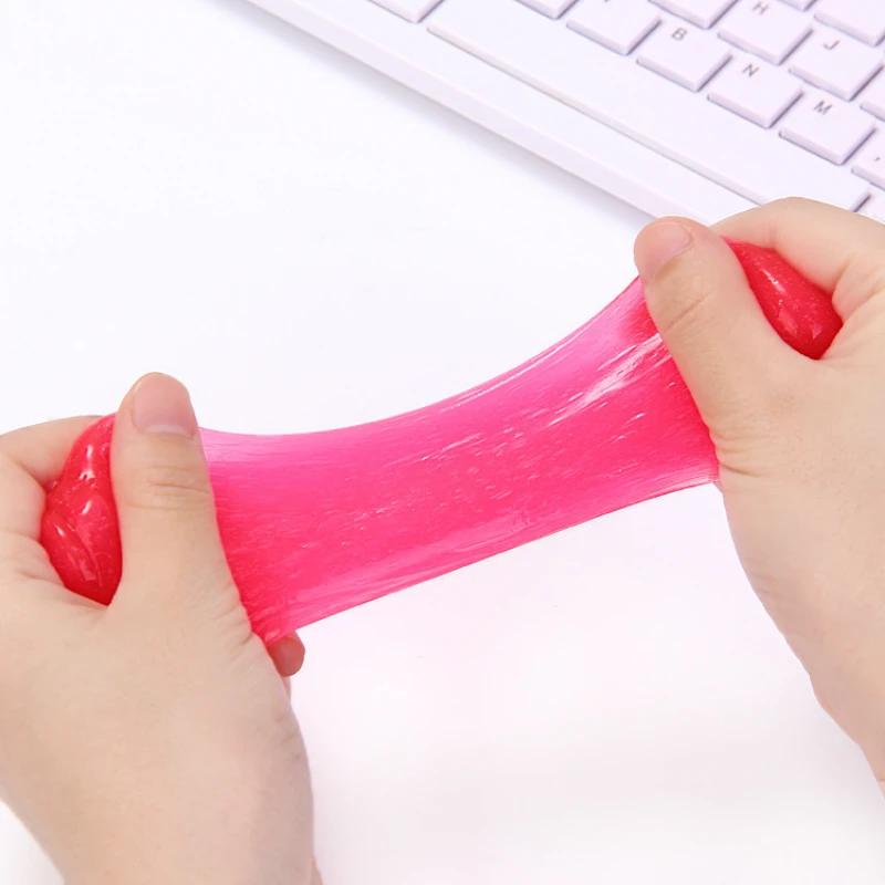 Гель для чистки автомобиля - Универсальный очиститель пыли для автомобильных воздуховодов, внутренняя отделка салона, шпатлевка