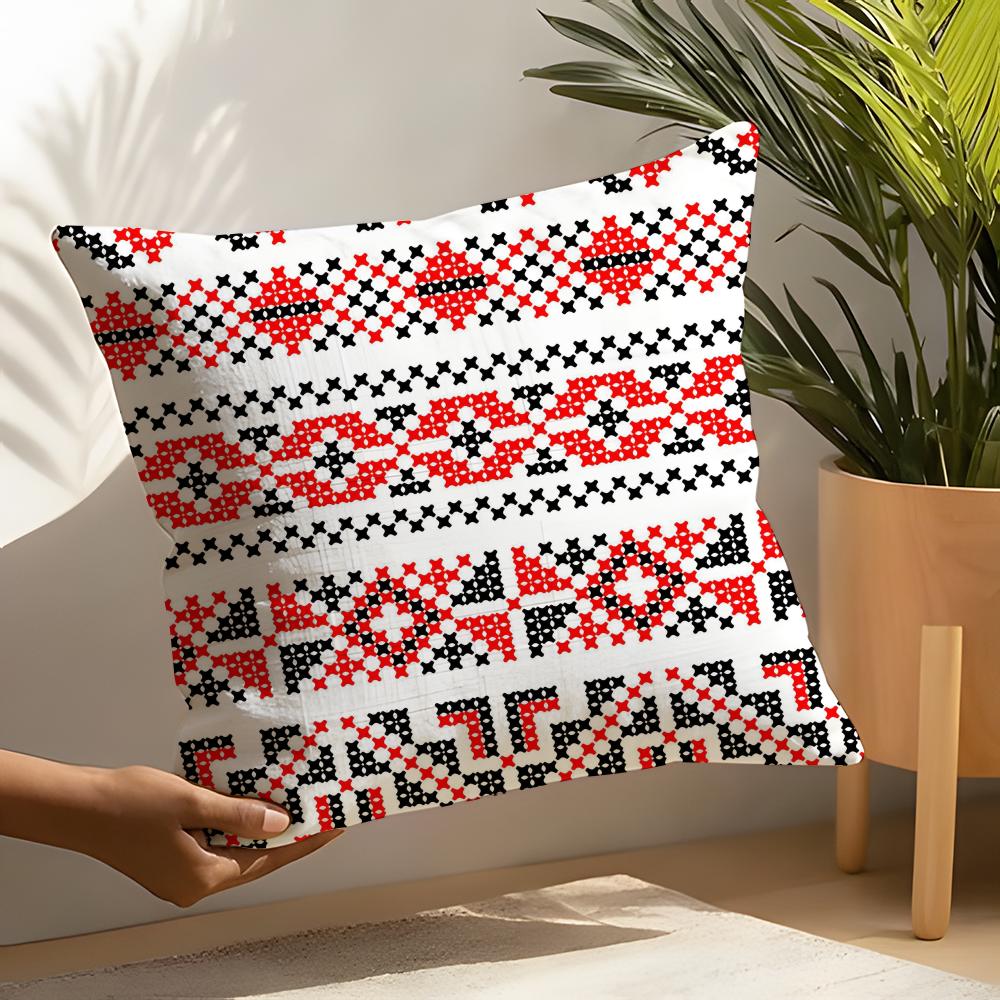 Russian Shading Pillow Case Linen Cushion Covers For Decorative Sofa Home Pillows Case Car Chair Pillows Cases