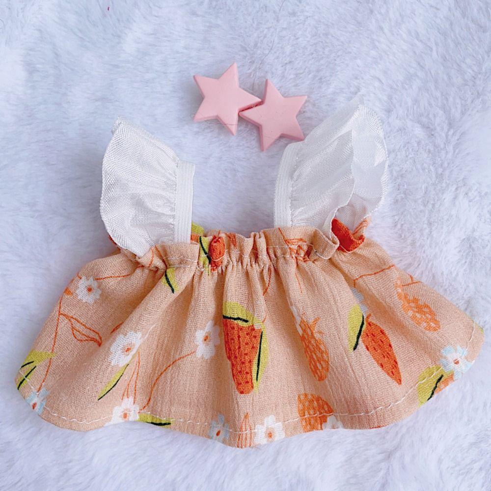 Cute Doll Lovely Clothes Accessories Plush Dolls Clothes  For 20cm Cotton Doll