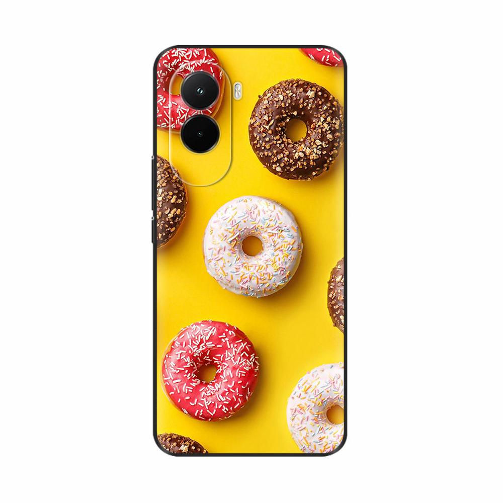 For Xiaomi Poco M7 4G Case Painting Floral Soft Silicone Protective Bumper Cover For Xiaomi Pcoc M7 Pocom7 4G Cases Capa Fundas