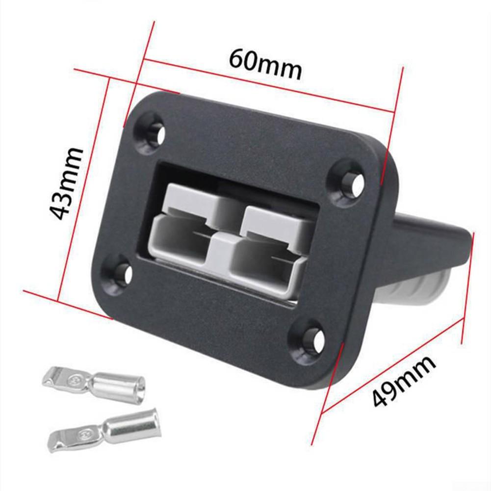 2PC для Anderson-Plug Flush Mount 50Amp Монтажный кронштейн Панель-крышка для каравана