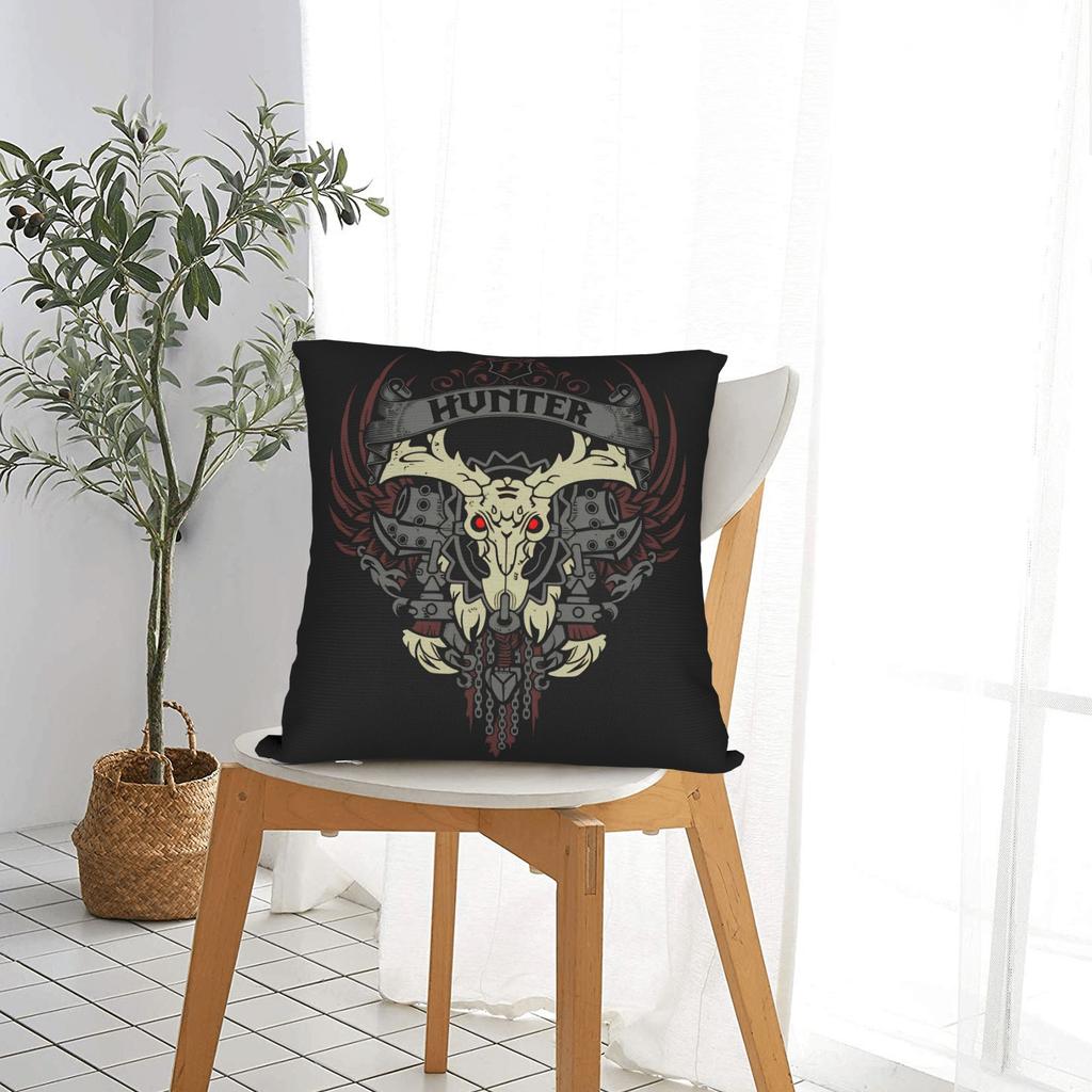 Pillow Case Hunter Warcraft Soft Game Pillow Cover For Chair Sofa Home Decor Vintage Pillowcases