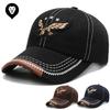 Мужская бейсболка простая весна и осень лето индивидуальный тренд корейская версия вышитый орел кепка молодежная универсальная кепка
