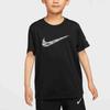 Nike Детская футболка Dri Fit черного цвета, для детей от 3 до 7 лет, IB8224-010