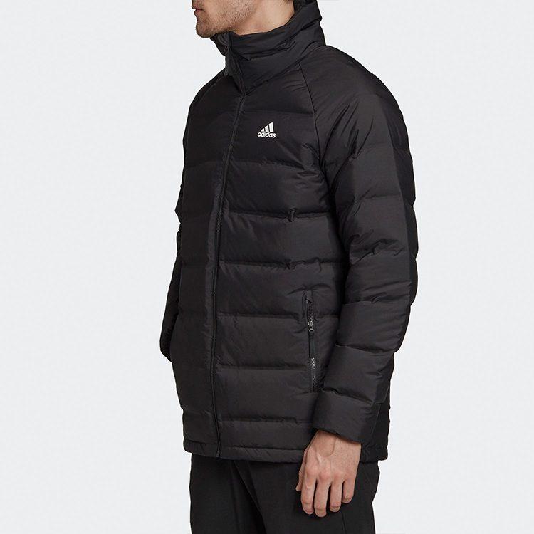 adidas Мужская зимняя пуховая куртка Helionic Черная FT2528
