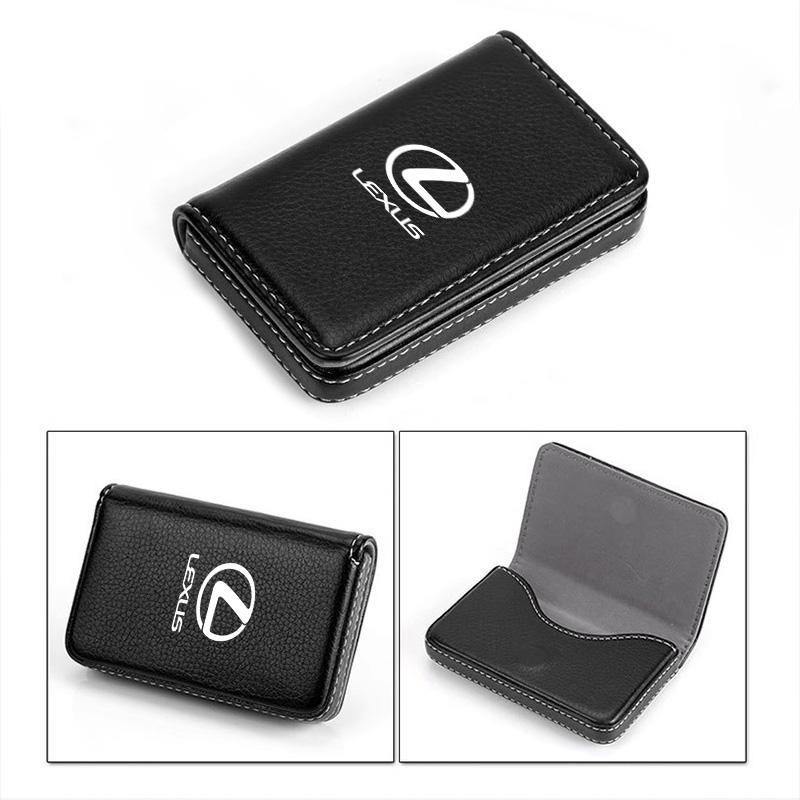 2025 Leather Name Business Card ID Card Credit Card Holder Case Wallet For Lexus ES RX NX LS UX LM LX GX LC RZ IS CT GS RC HS NB5