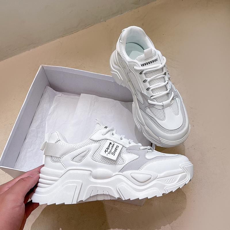 Корейская версия новой женской обуви для папы, весенняя студенческая универсальная спортивная обувь для уличной стрельбы, повседневная женская обувь