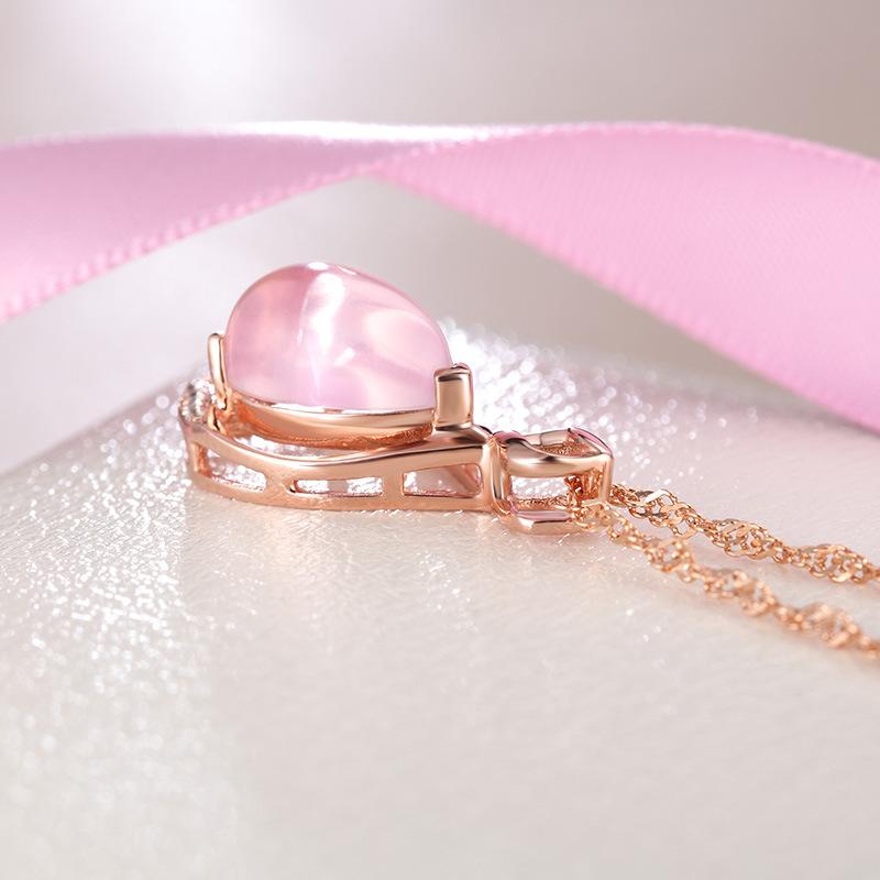 Линдон Женщины Медный Сплав Искусственный Кристалл Мода Кулон Ожерелье Подарок