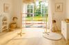 Jumping Obstacle for Hobby Horse 160cm, H-120cm, Yellow Beam