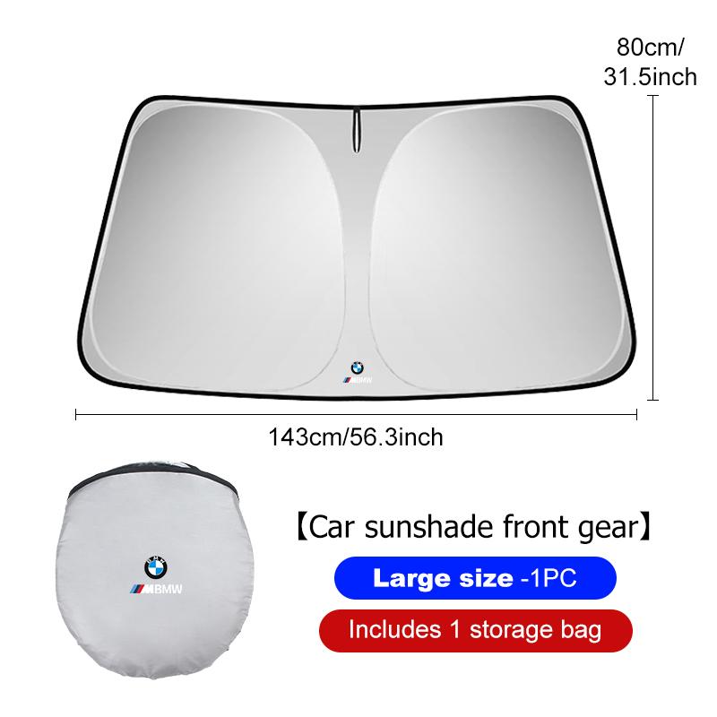 For BMW Car Front Window Sunshade UV Protection Cover Sunshade Insulation Cover Accessories E46 E90 E60 F10 E39 F30 E36 E87 E90 DA6