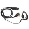 G Shape Headset Mic PTT Reinforced Plug and Play Hands Free Walkie Talkie Earpiece with Mic PTT for