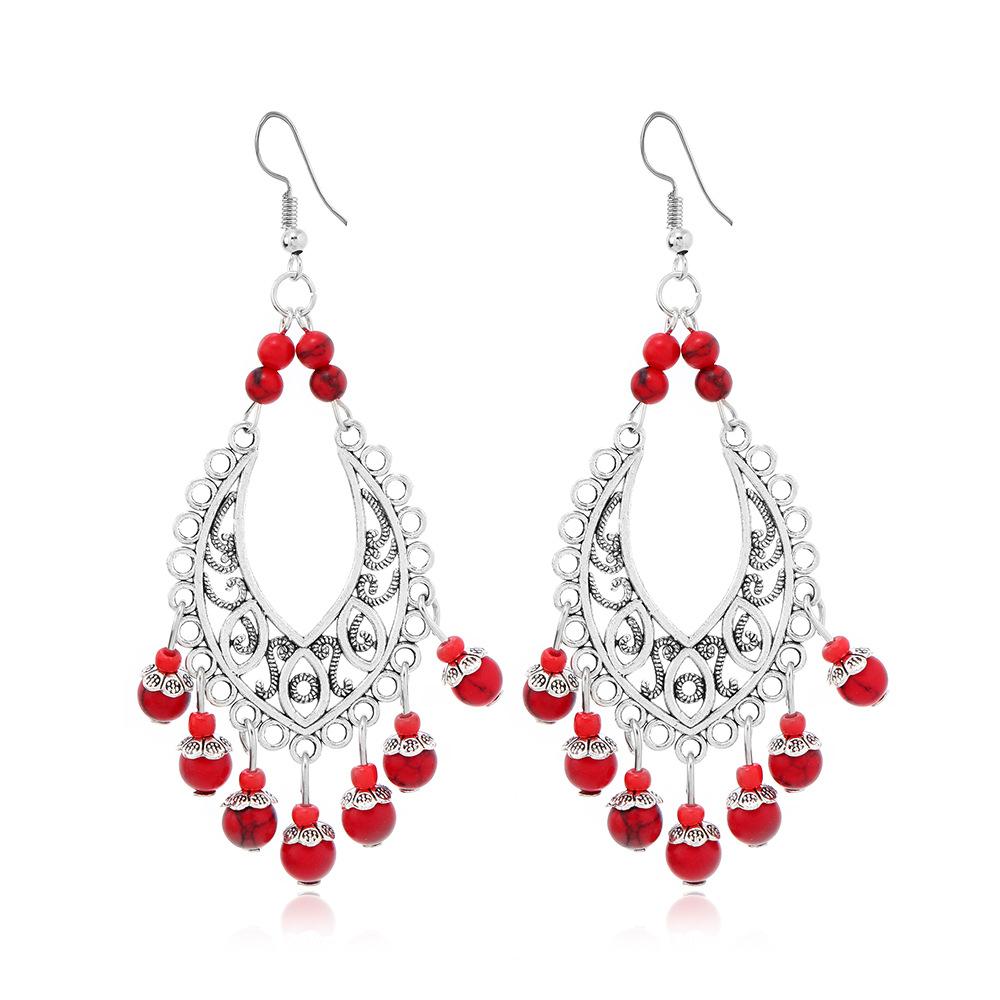 Аксессуары для волос Экзотические ретро-аксессуары для лба с кисточками Супер Фея Цепочка для волос Ожерелье двойного назначения Богемный комплект ювелирных изделий