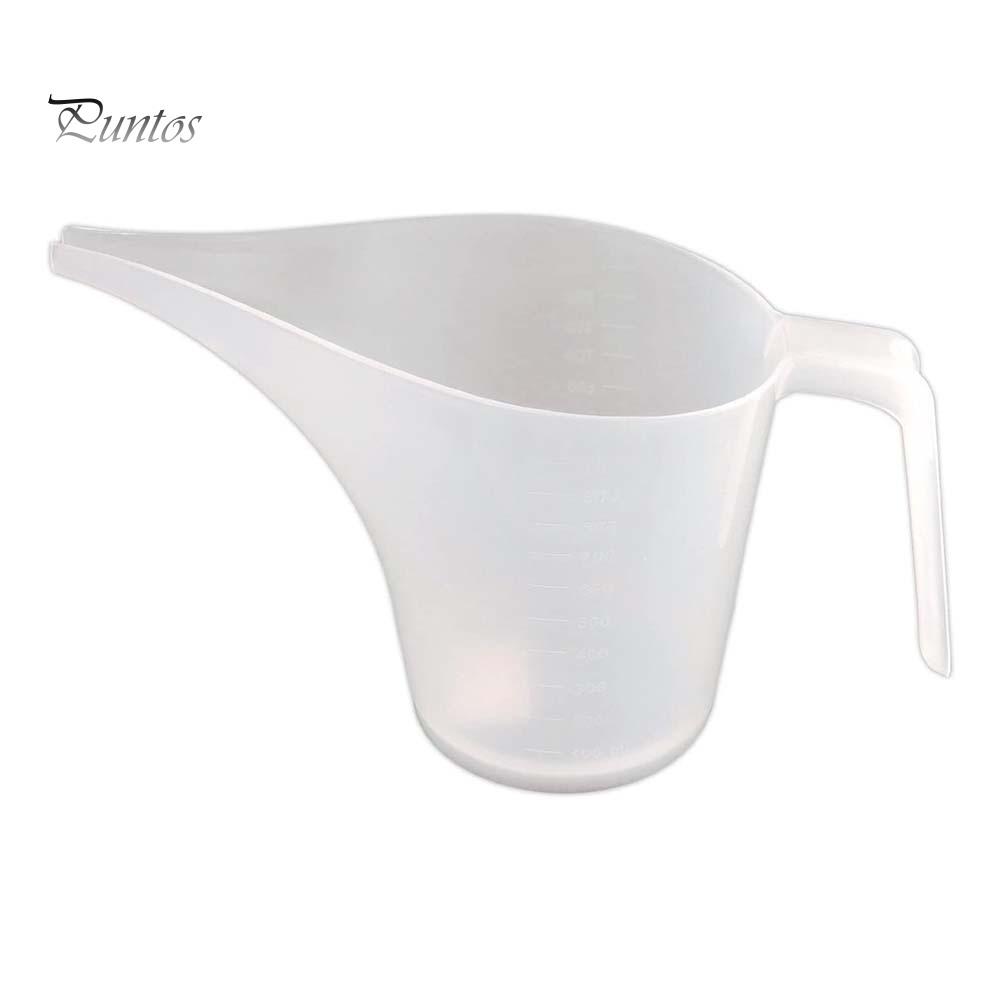 1000 мл пластиковая мерная чашка с воронкой и острым носиком для выпечки торта со шкалой