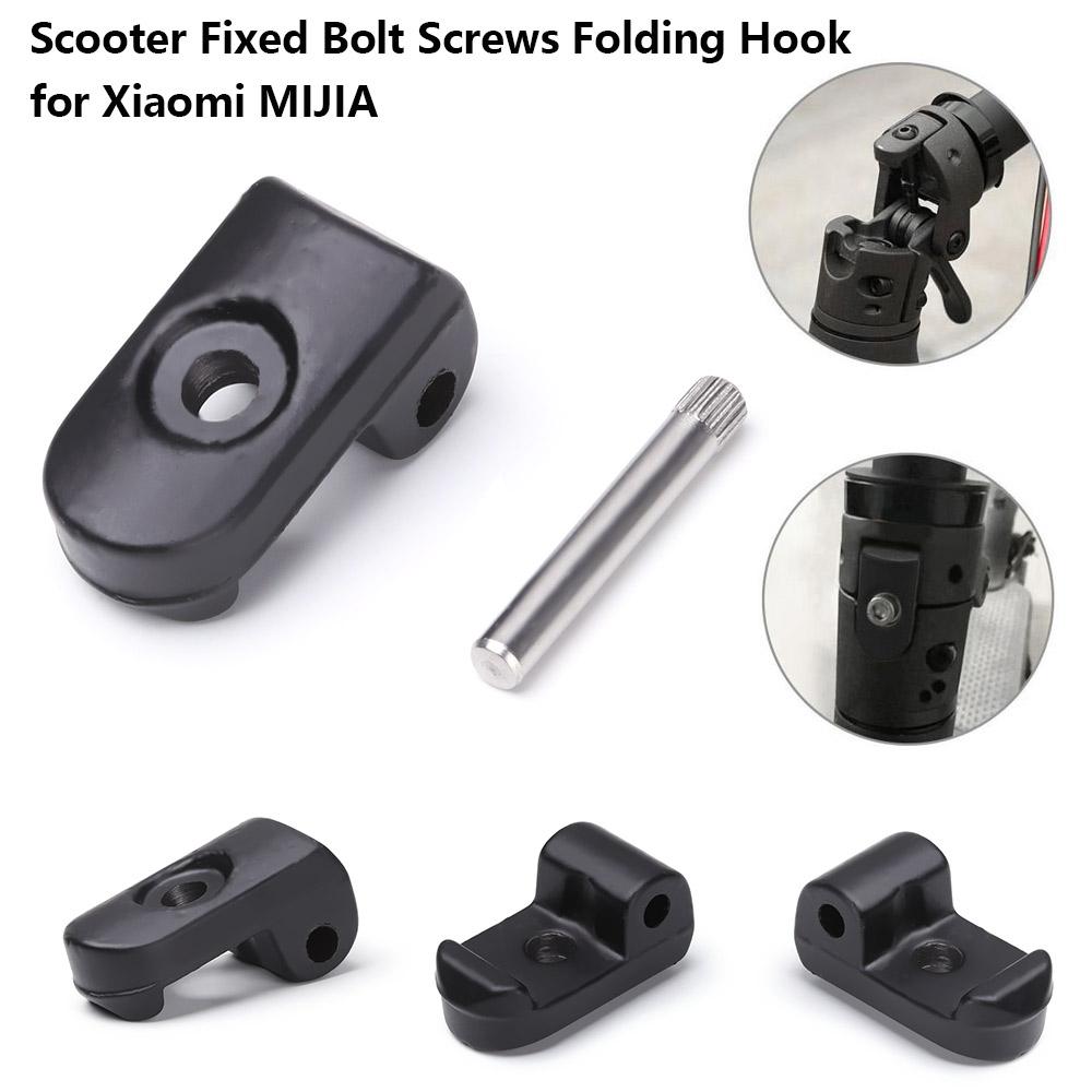Electric Scooter Hardened Steel Lock Fixed Bolt Screws Hinge Repair Parts Folding Pothook Hook
