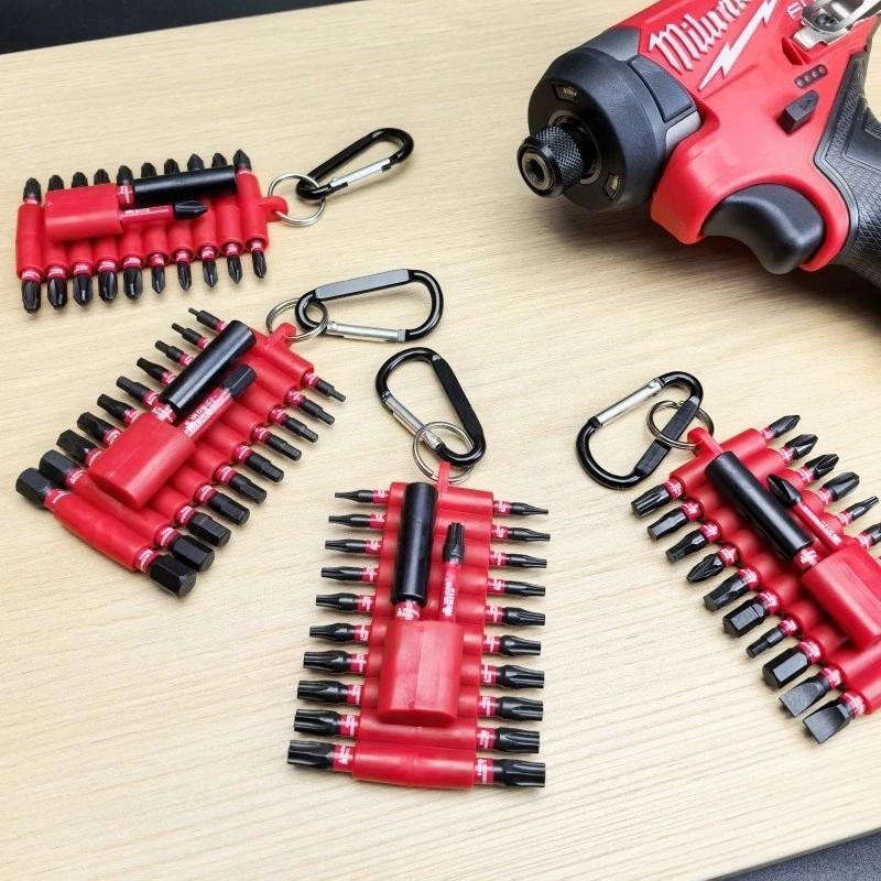 22 Pcs Impact Screwdriver Bits Set with Organizer Sleeve, Magnetic  S2 Steel Multi Driver Bits and 1Pc Bit Holder