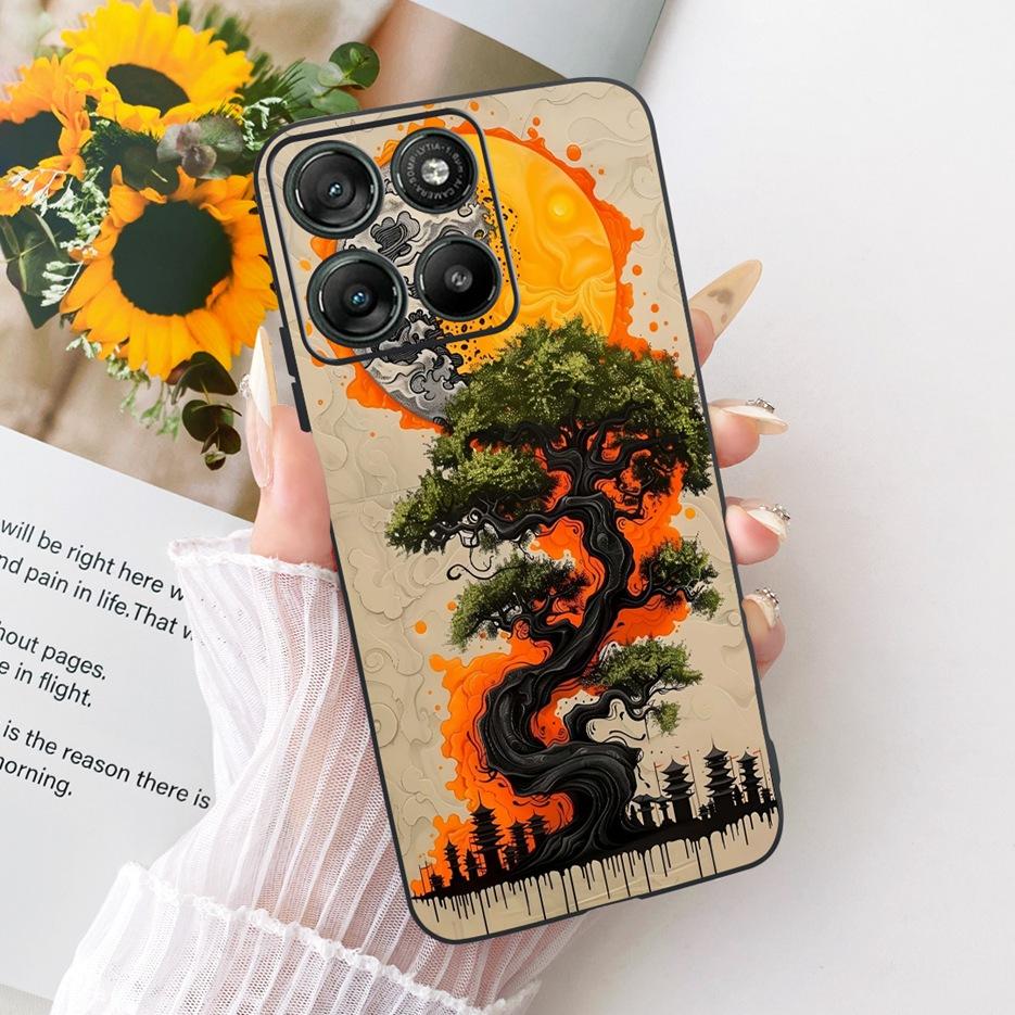 For Motorola Moto G57 Power Case XT2537-5 Cool Lion Dragon Painted Cover Soft TPU Phone Cases For Motorola Moto G67 Power Fundas