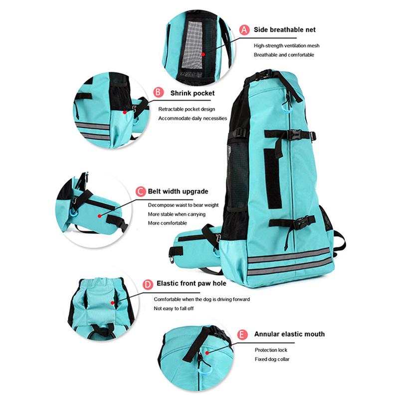 Уличная сумка-переноска для собак для маленьких и средних собак, рюкзак для корги, бульдога, светоотражающие дорожные сумки для собак, товары для домашних животных