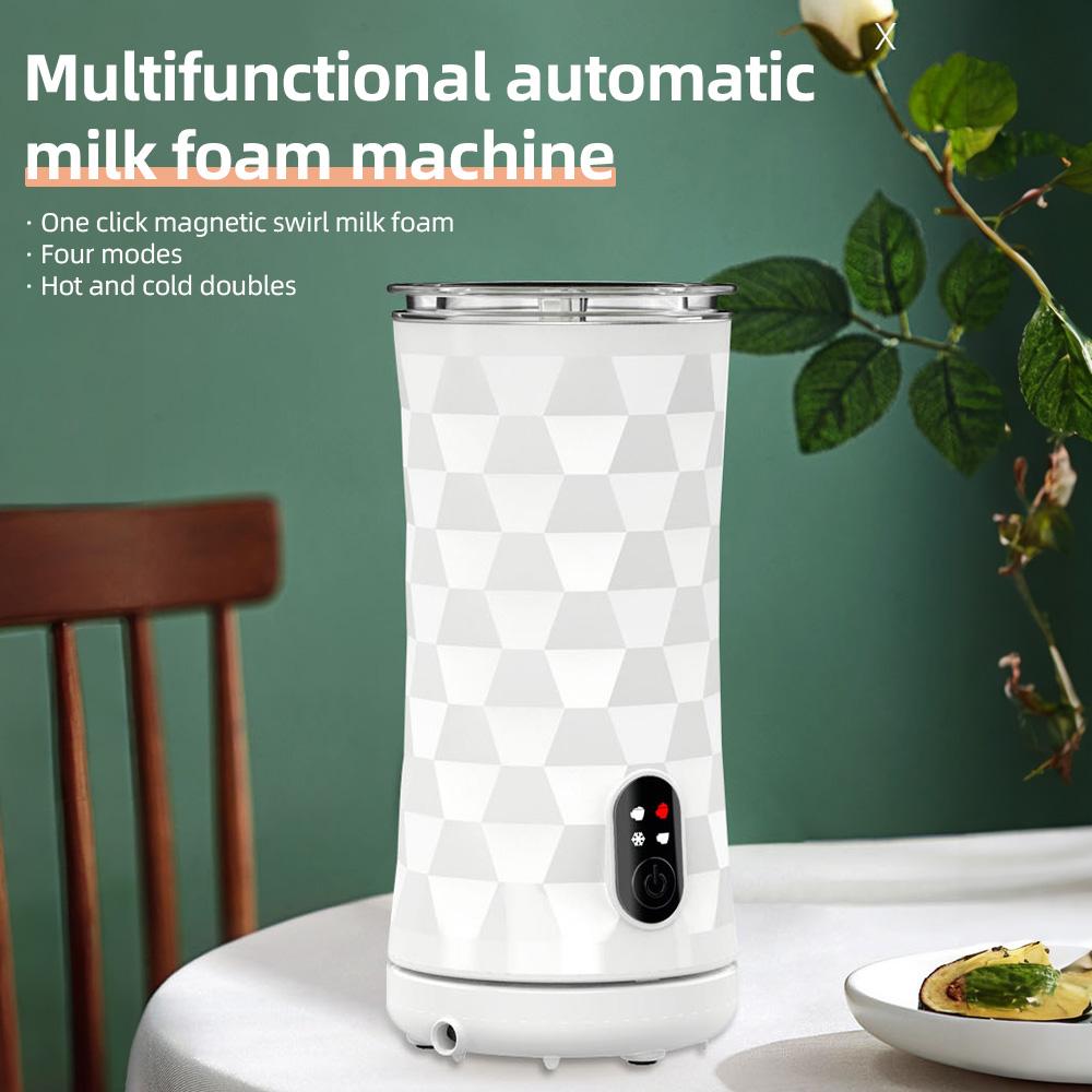 Electric Milk Frother 4-in-1 400W Automatic Hot and Cold Foam Maker and Milk Warmer for Latte /
