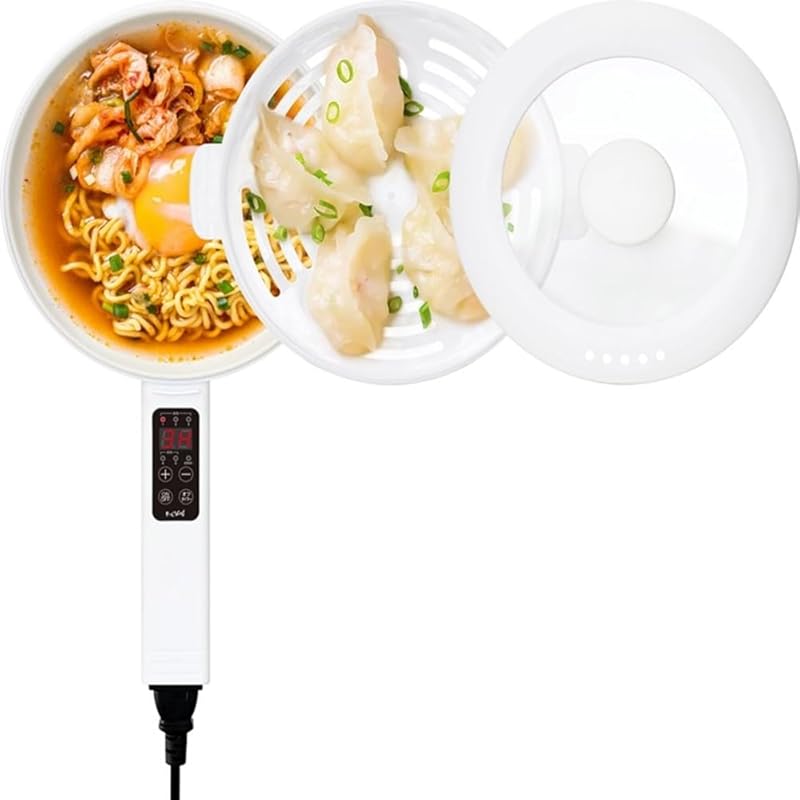 AiS to you cooking appliances electric pot CHEF -Can be used at the dining table electric cooking pot 20cm 1 unit 4 roles Bake, boil, stir-fry, steam