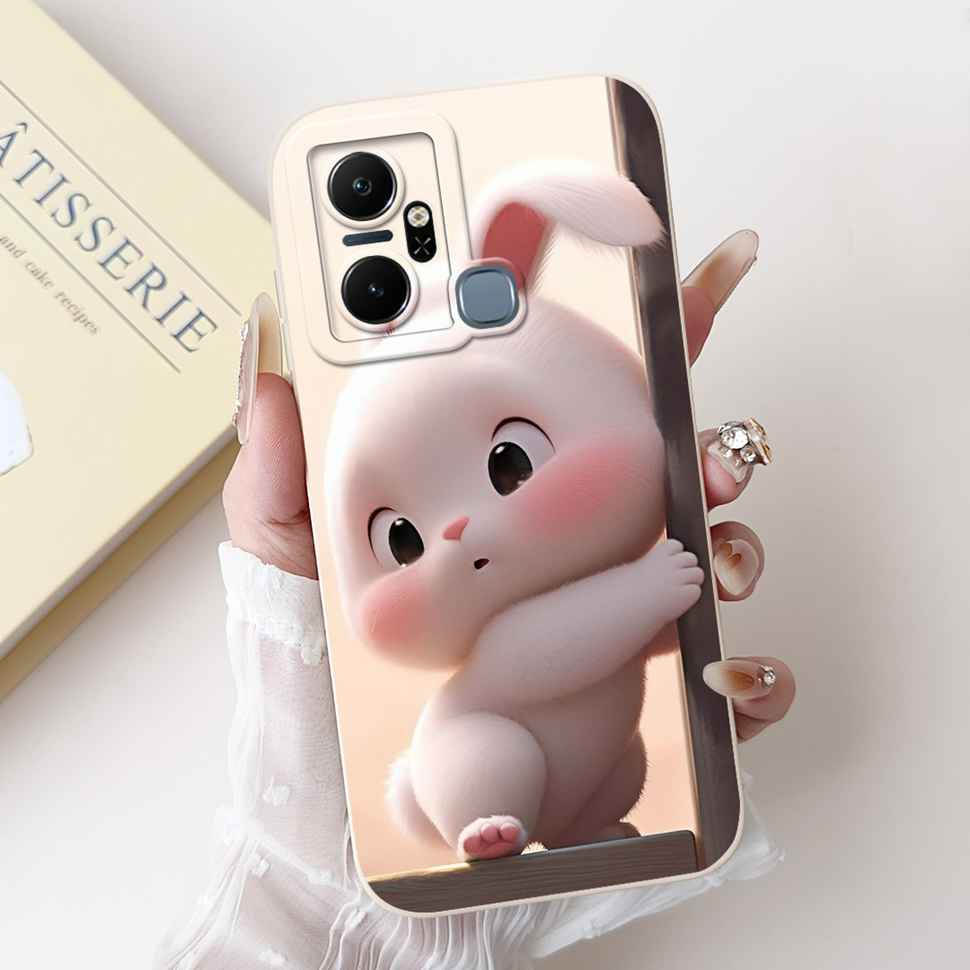 Чехол для Infinix Smart 6 Plus X6823C Роскошный Цветочный Модный Мягкий Силиконовый Чехол Для Телефона Infinix Smart 6Plus X6823 6.6"