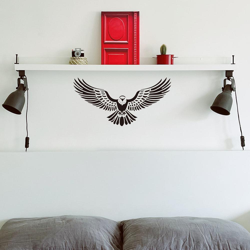 PET Hollow Out Drawing Painting Stencils, for DIY Scrapbook, Photo Album, Eagle, 150x300mm