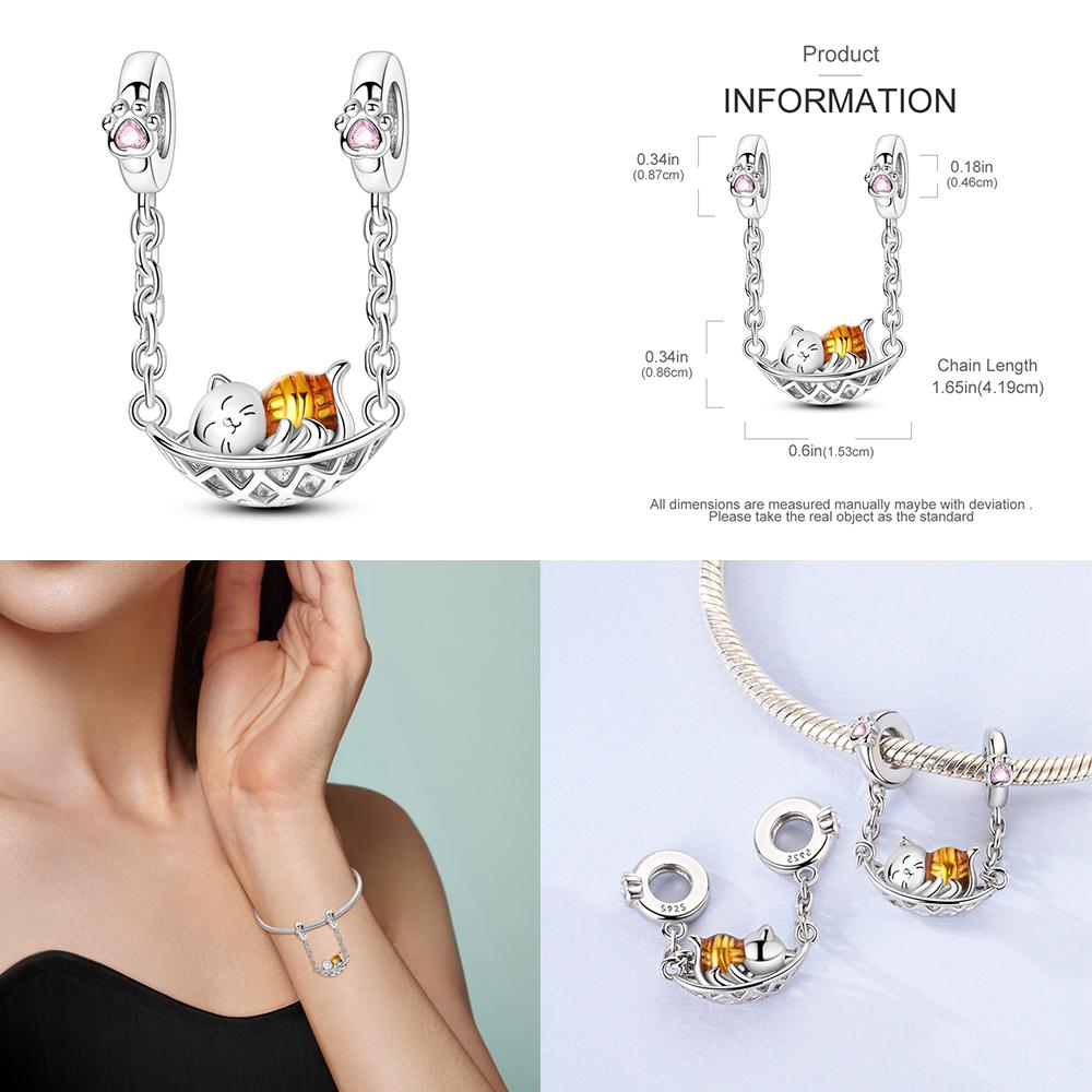 New In 925 Silver Charms Pendant Beads Fit 925 Original Bracelets For Women DIY Birthday Jewelry Gifts