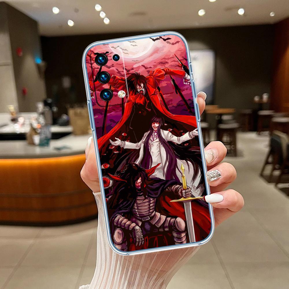 Hellsing Transparent Phone Case for Motorola Moto Edge 20 30 40 50 S30 Fusion Ultra Pro Neo Lite + G200 G23