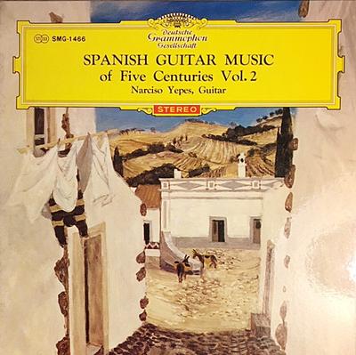 LP Пластинка NARCISO YEPES - Испанская гитара пяти веков, SMG1466 Deutsche Grammo 1968 Япония Классика Б/У