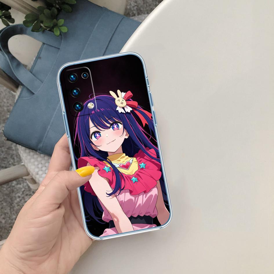 HK55 Oshi No Ko Ай Хосино Прозрачный чехол из мягкого силикона для телефона Motorola Moto G7 G8 G9 G84 G85 G73 G24 G15 Z2 Play Power Plus