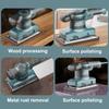 14000 об/мин Профессиональная электрическая шлифовальная машина Металл Дерево Шлифовальная машина для гипсокартона Шлифовальная полировальная машина Двигатель с высоким крутящим моментом С 5 наждачной бумагой 220 В