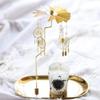 Metal Rotating Spinner Carousel Candle Tea Light Holder Table Rotating Transfer Windmill Decoration Home Elegance Candle Holder