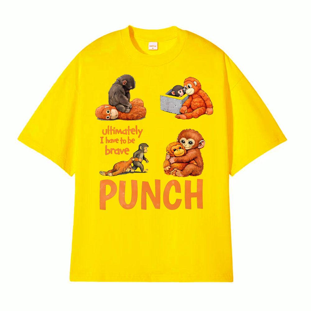 Baby Punch Monkey Lonely Punch Essential Tshirts Unisex Women Summer Fashion Style Classic T Shirt 100 Cotton ONeck Tshirt Tops
