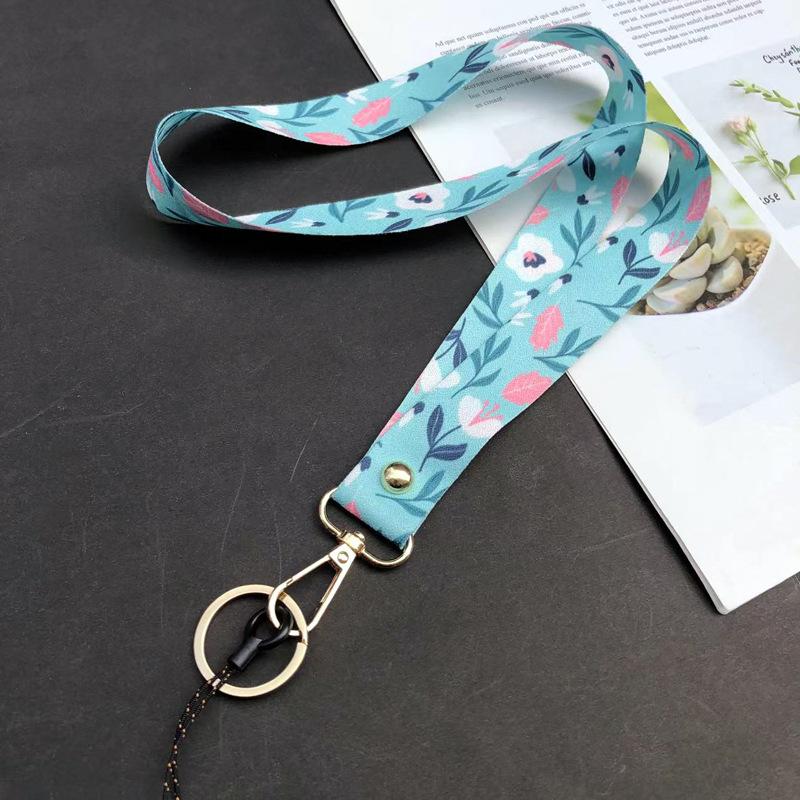 Starry Sky Elements Lanyards Key Chain Colorful Print Neck Straps Keychain Cell Phone Rope Teachers Gift 1PCS Badge Holder Key