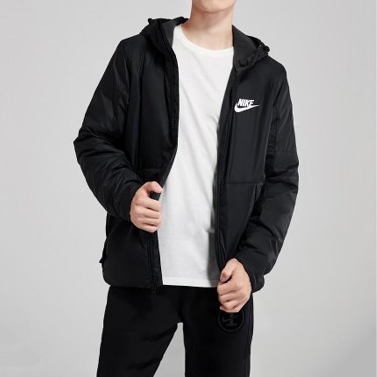 Nike Sportswear Casual Sports Windproof hooded Black Men's 861789-010