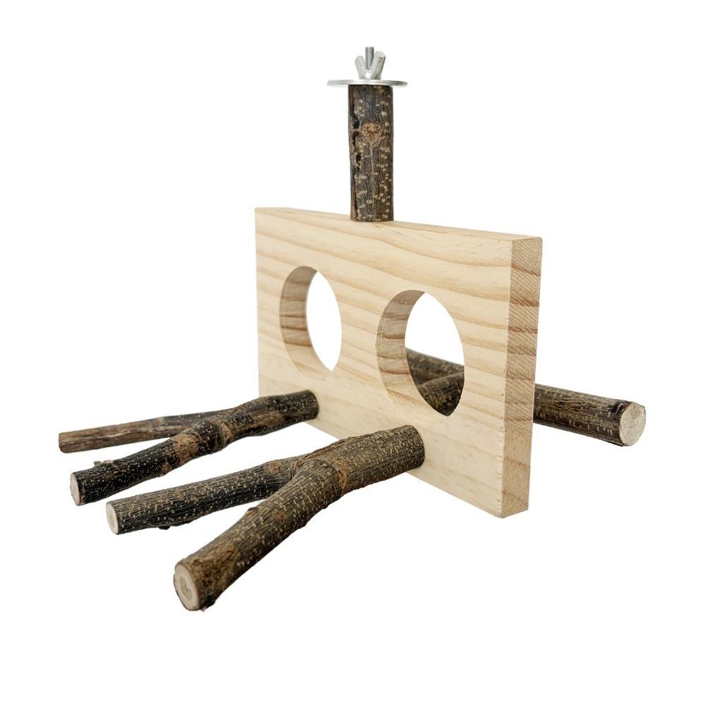 Detachable Parrot Parrot Perch Natural Bird Stand Perch For Parakeet Budgie Cockatoos