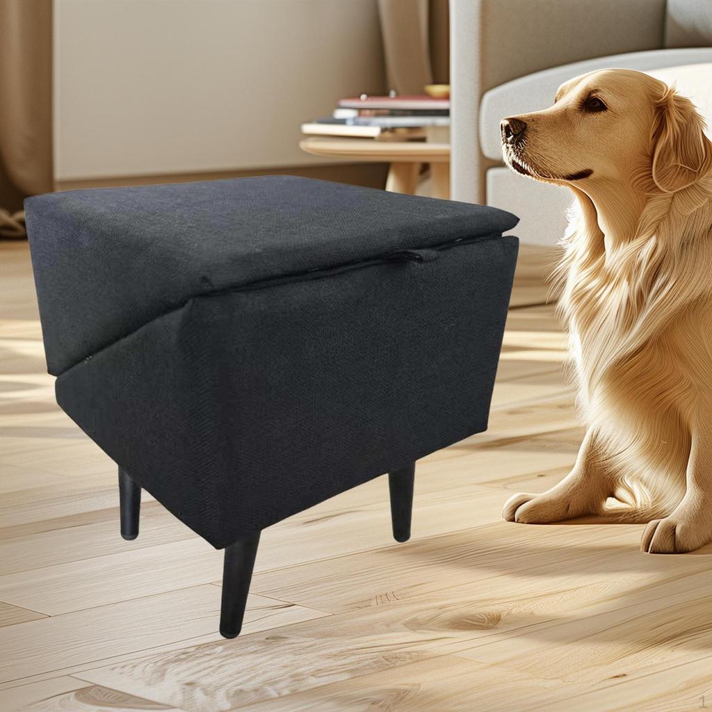 Dog Stair Ramp for Bed, Couch, and Sofa Space Saving Pet Climbing Steps Foldable Chair