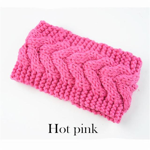 Зимние широкие повязки на голову для женщин, вязаный теплый тюрбан, повязка на голову, толстые массивные грелки для ушей, мягкие эластичные вязаные крючком повязки для волос, банданы, аксессуары для волос