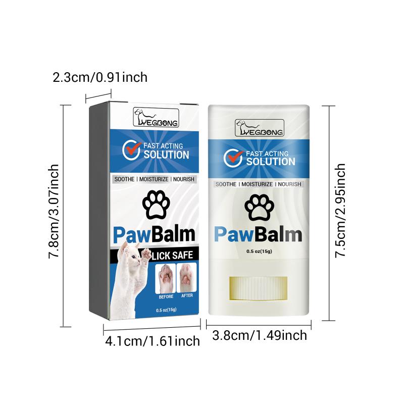 Cat Pad Moisturizer Balm Nourishing Stick Repair Anticrack Softener Care for Cat Foot Pads at Home or Outdoor